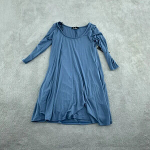 Lulus Womens Blue Midi Dress Rayon Spandex Blend XS NWT 1112
